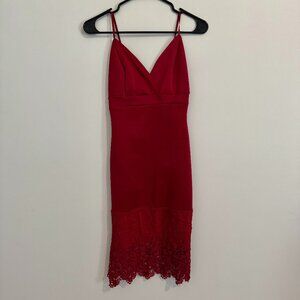 Red Strappy Dress from Charlotte Russe